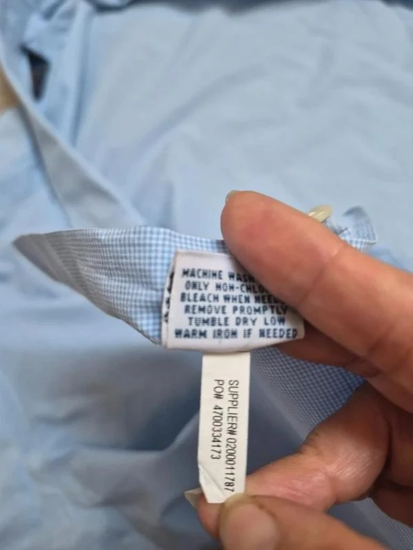 Pastel Blue Polo Ralph Lauren Oxford Shirt Size 16 – photo 14
